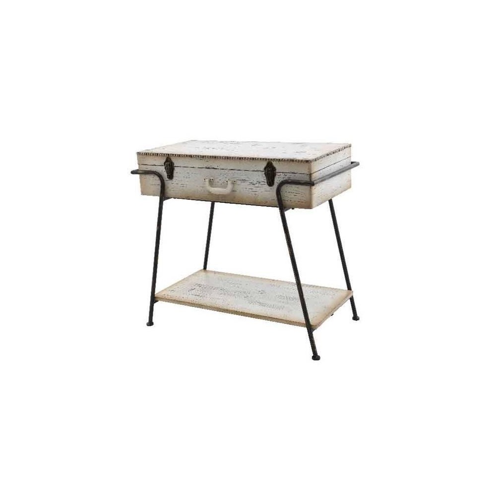 TAVOLINO LEGNO BEIGE 84X44X78C